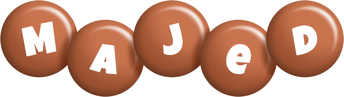 Majed candy-brown logo