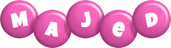 Majed candy-pink logo
