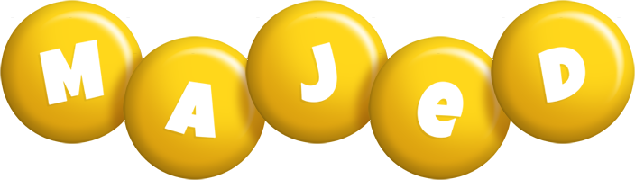Majed candy-yellow logo