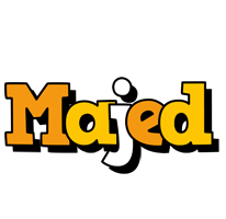 Majed cartoon logo