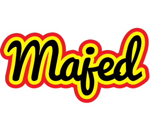 Majed flaming logo