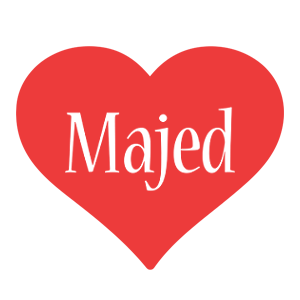 Majed love logo
