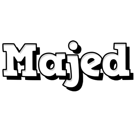 Majed snowing logo