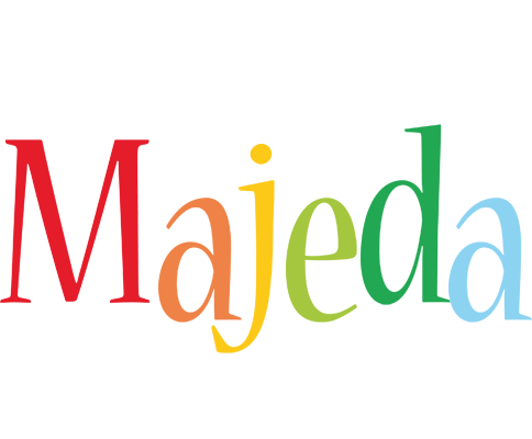 Majeda birthday logo