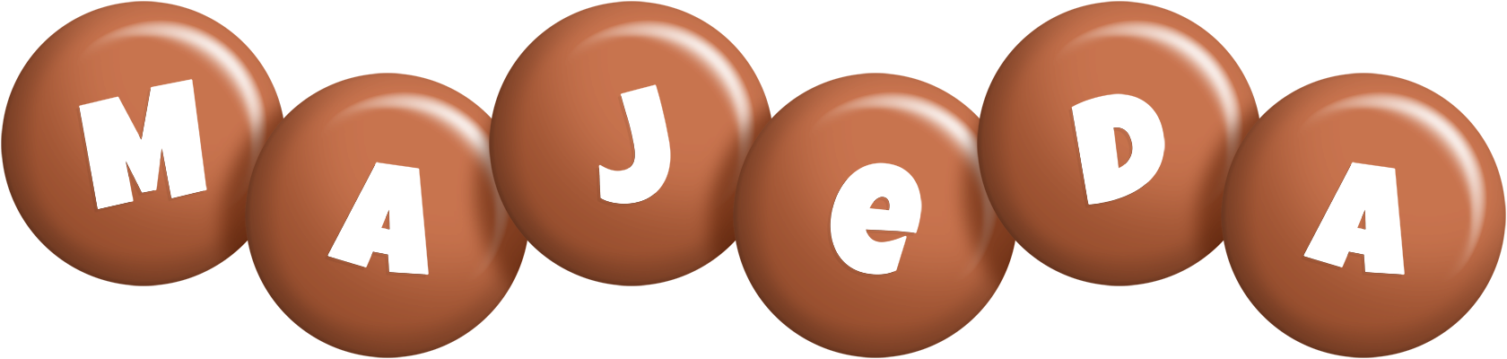 Majeda candy-brown logo