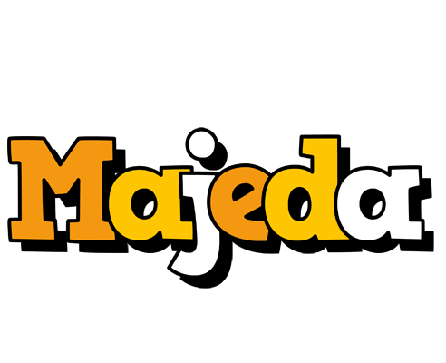 Majeda cartoon logo