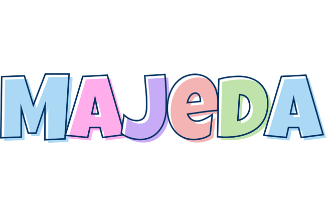Majeda pastel logo