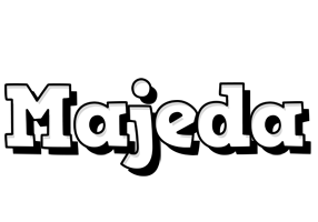 Majeda snowing logo