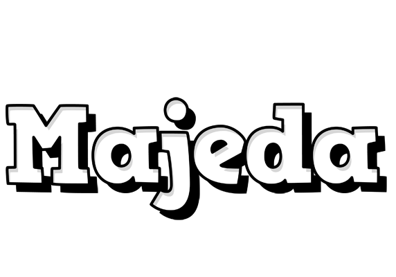 Majeda snowing logo