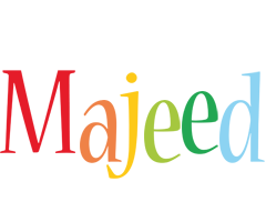 Majeed birthday logo