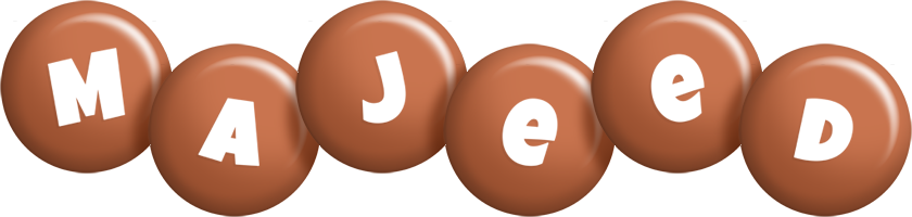 Majeed candy-brown logo