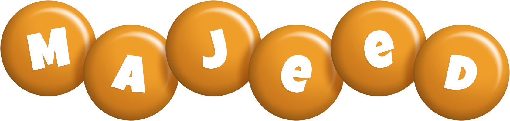 Majeed candy-orange logo