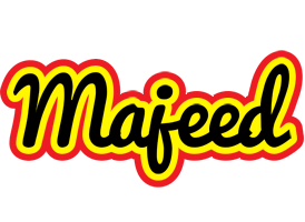 Majeed flaming logo