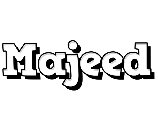 Majeed snowing logo