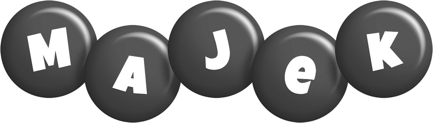 Majek candy-black logo