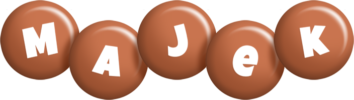 Majek candy-brown logo