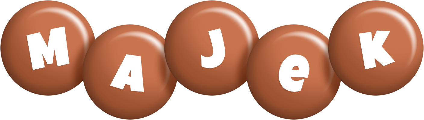 Majek candy-brown logo