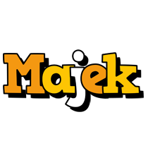 Majek cartoon logo