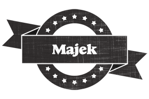 Majek grunge logo