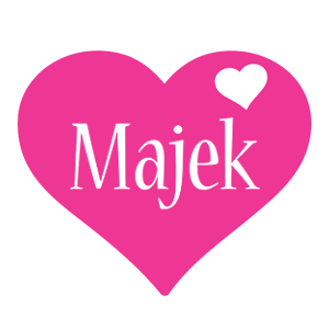 Majek love-heart logo