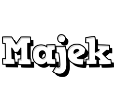 Majek snowing logo