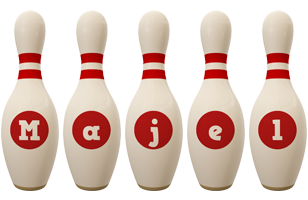 Majel bowling-pin logo