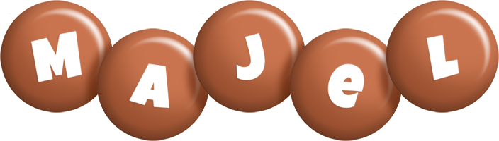Majel candy-brown logo