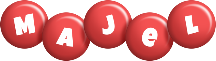 Majel candy-red logo