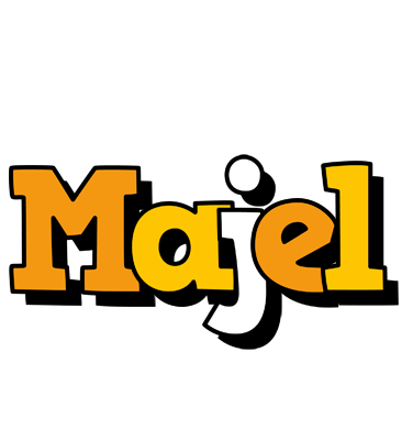Majel cartoon logo