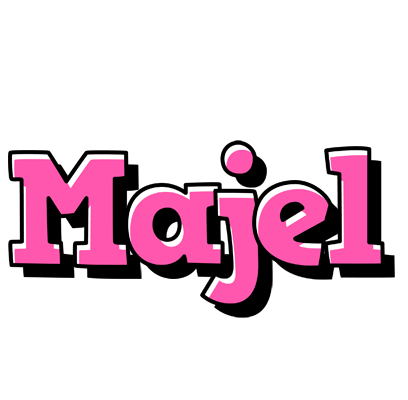 Majel girlish logo