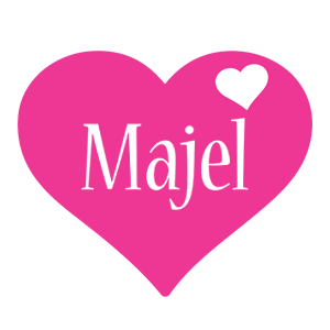 Majel love-heart logo