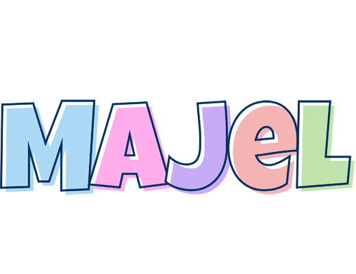 Majel pastel logo