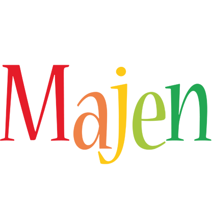 Majen birthday logo