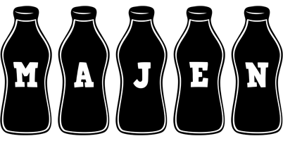 Majen bottle logo