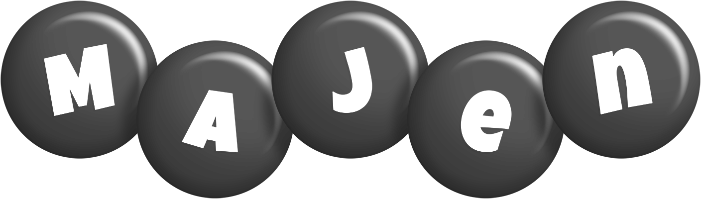 Majen candy-black logo