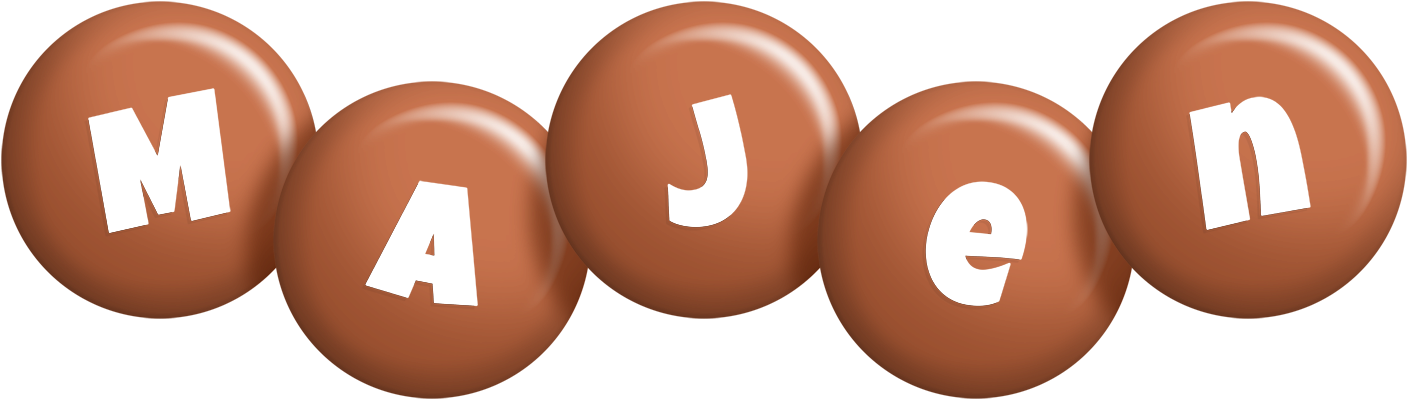 Majen candy-brown logo