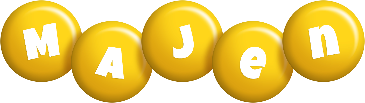 Majen candy-yellow logo