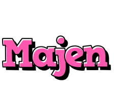 Majen girlish logo