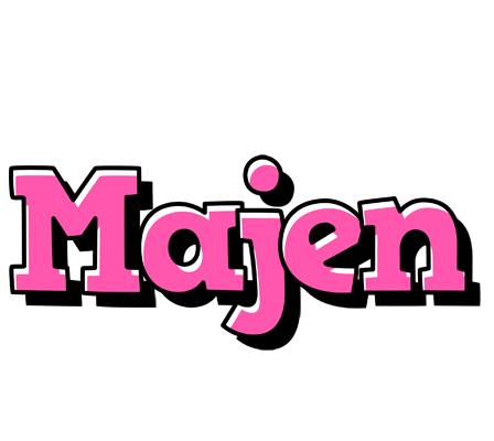 Majen girlish logo