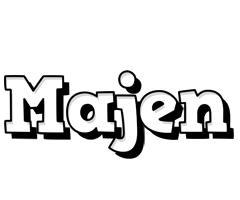 Majen snowing logo