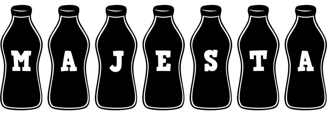 Majesta bottle logo