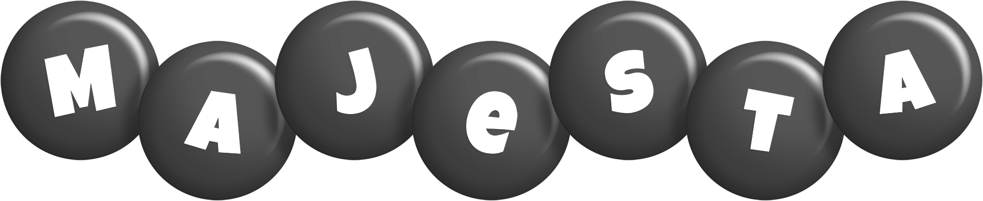 Majesta candy-black logo