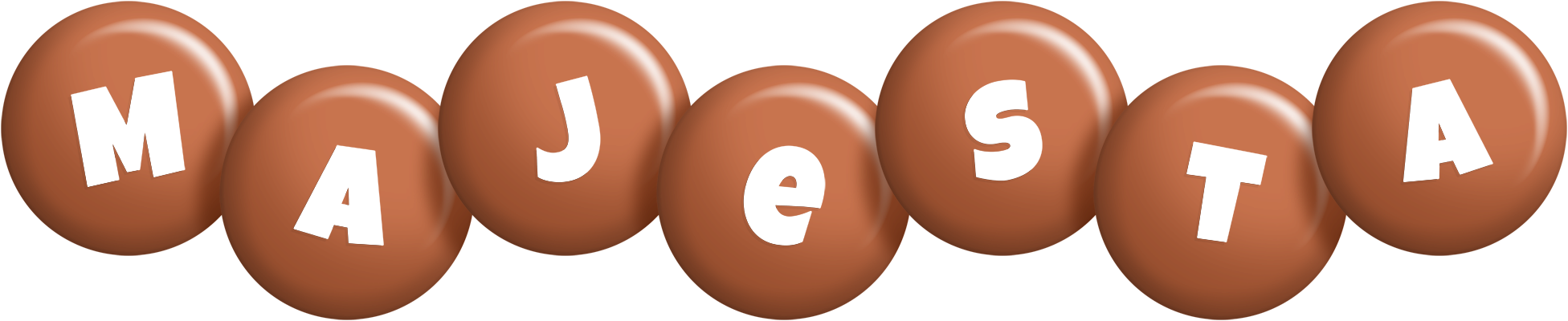 Majesta candy-brown logo
