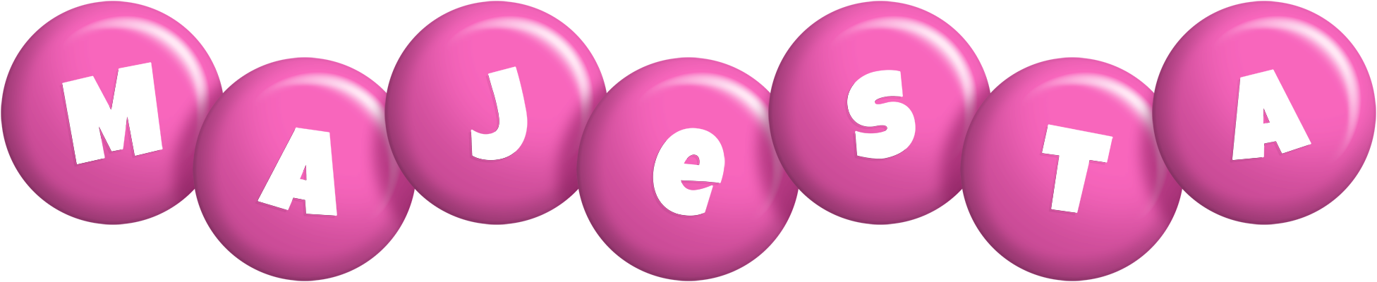Majesta candy-pink logo