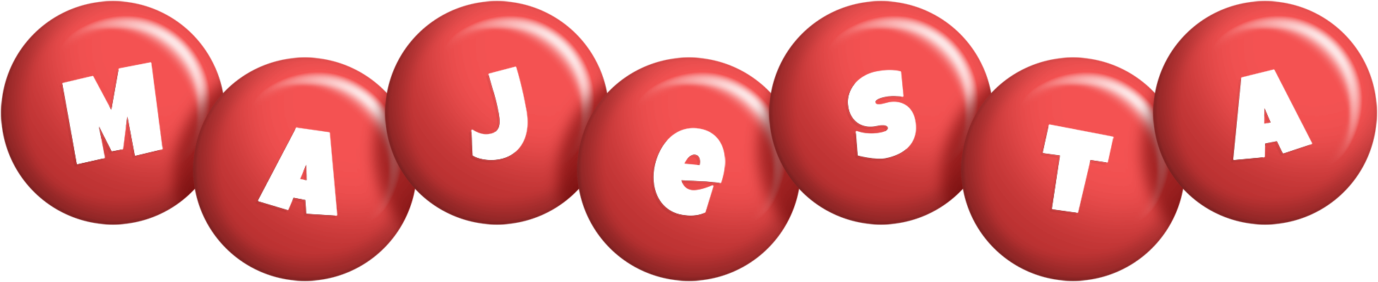 Majesta candy-red logo