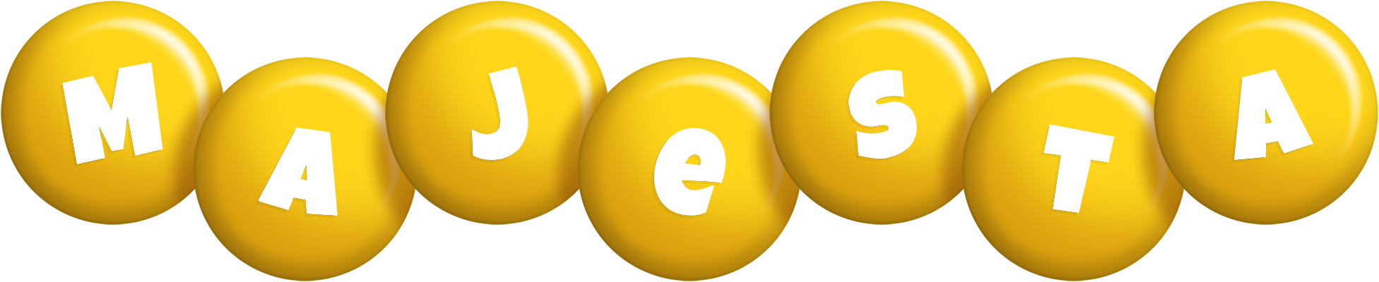 Majesta candy-yellow logo