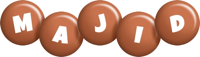 Majid candy-brown logo