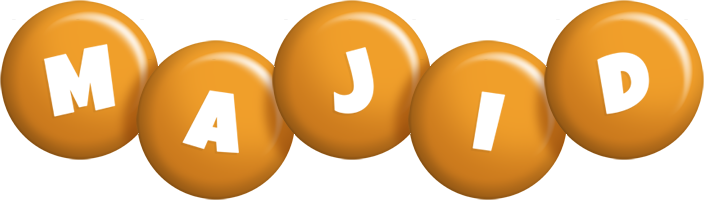 Majid candy-orange logo