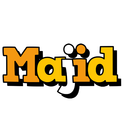 Majid cartoon logo