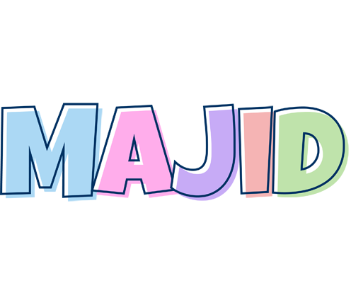 Majid pastel logo
